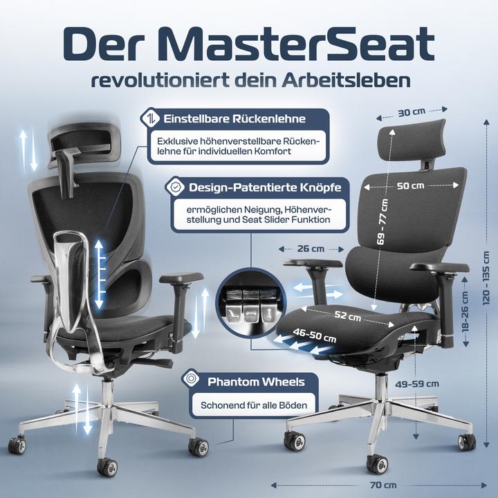 Produktbild Clouvou MasterSeat (49 - 59 cm)