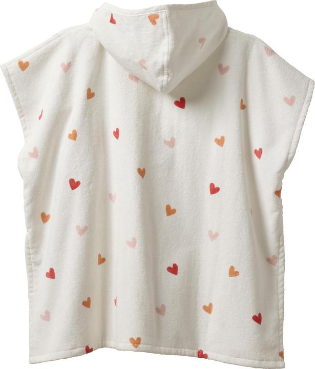 Produktbild Vertbaudet Kinder Badeponcho HERZEN mit Recycling-Baumwolle, personalisierbar (86, 98)
