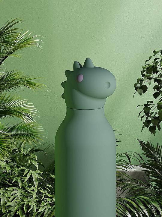 Actual product image Asobu Beasts Dinosaur - Thermos Bottle With Straw 460 Ml (0.46 l)