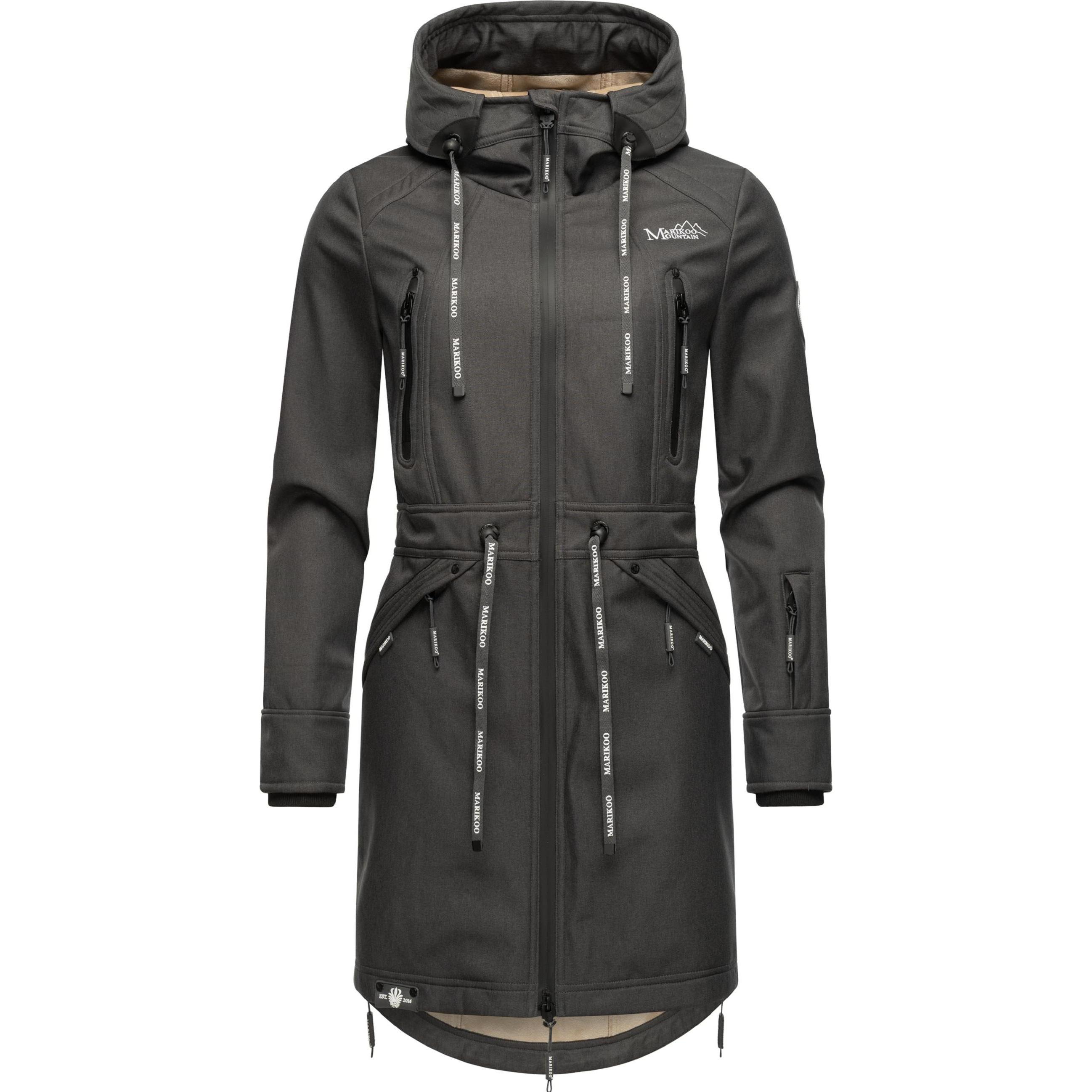 Marikoo, Damen, Jacke, Racquellee (M), Grau, M