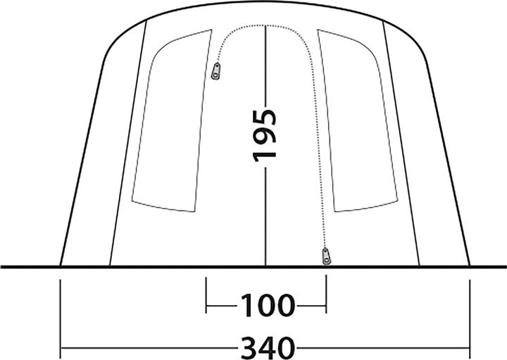 Actual product image Outwell Stonehill 5 Air (Tunnel tent, 27.50 kg, 5 persons)
