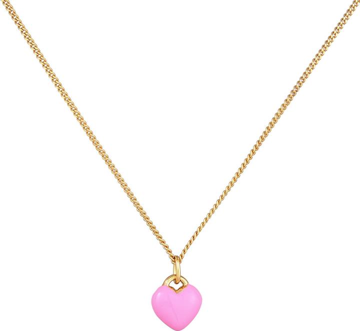 Image du produit Elli Coeur (Argent 925 sterling plaqué or, Émail, Pas de pierre, 40 cm)