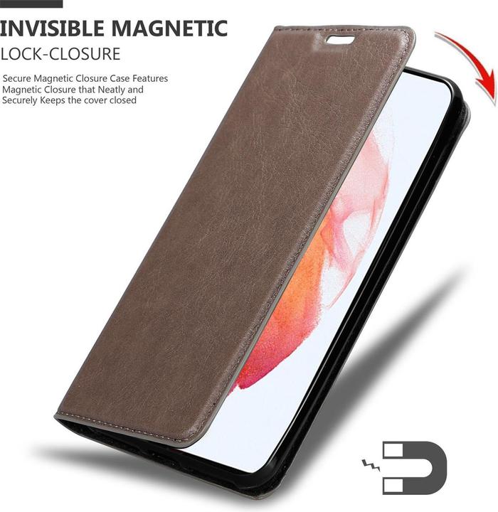 Productafbeelding Cadorabo Boek Onzichtbare Magneethoes (Samsung Galaxy S21+)