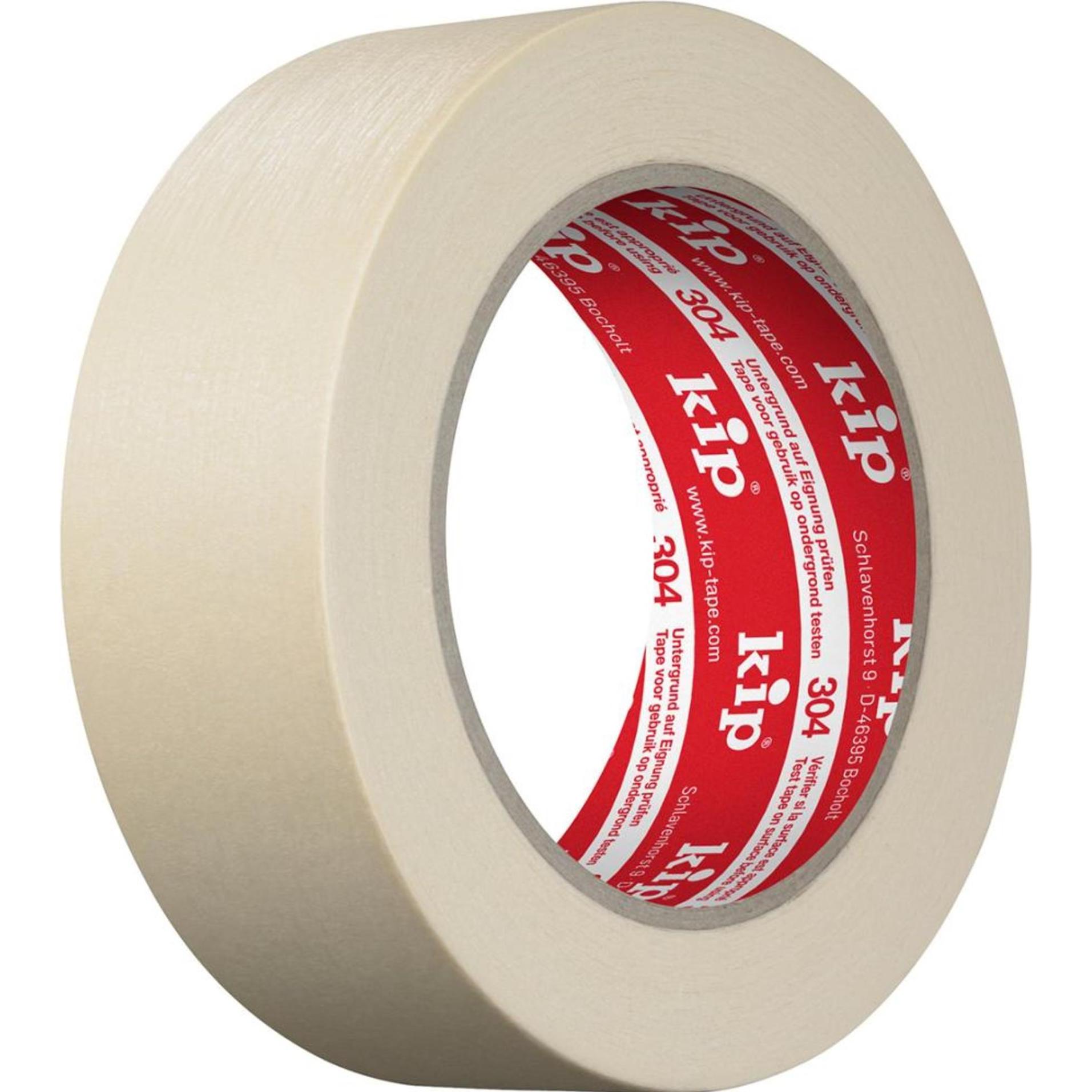 Kip, Nastro adesivo, 301 MASKING-TEC - crespo naturale fine 24 mm x 50 m (24 mm)