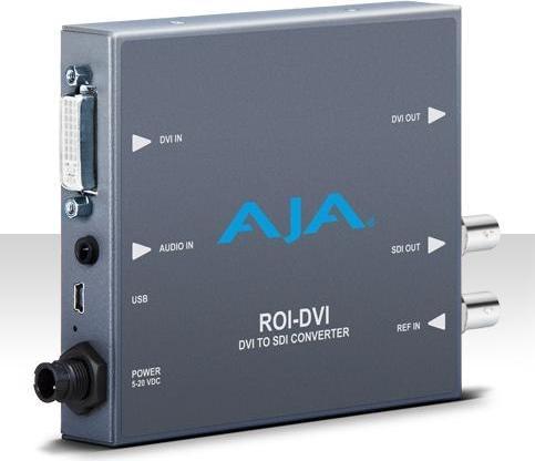 AJA ROI-DVI Convertitore e scaler video e audio da DVI a 3G-SDI/HD-SDI/SDI (Adattatore)