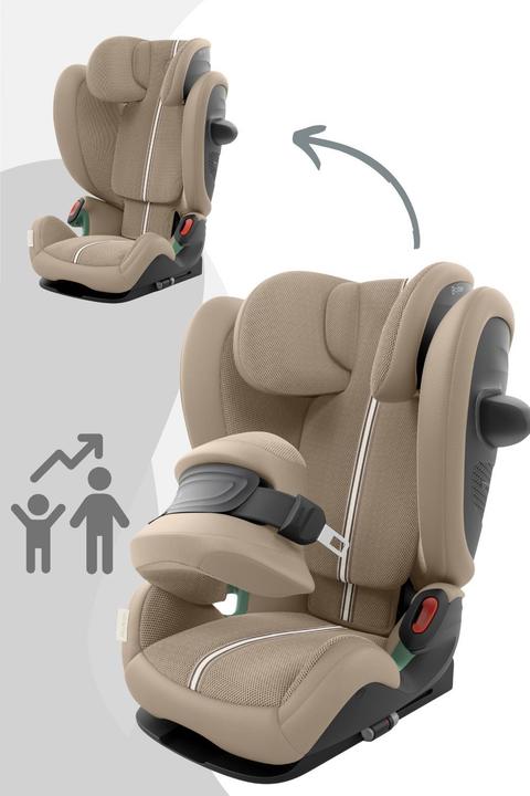 Actual product image Cybex PALLAS G3 I-SIZE PLUS Almond Beige | beige (Child seat, ECE R129/i-Size Standard)