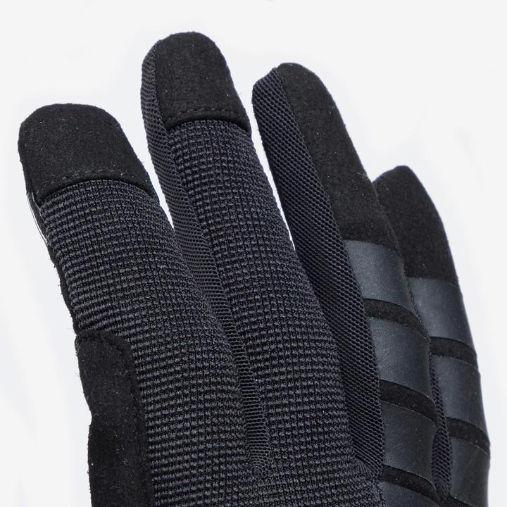 Actual product image Rockrider Kids cycling gloves long summer 8-14 years - black (10, 9)