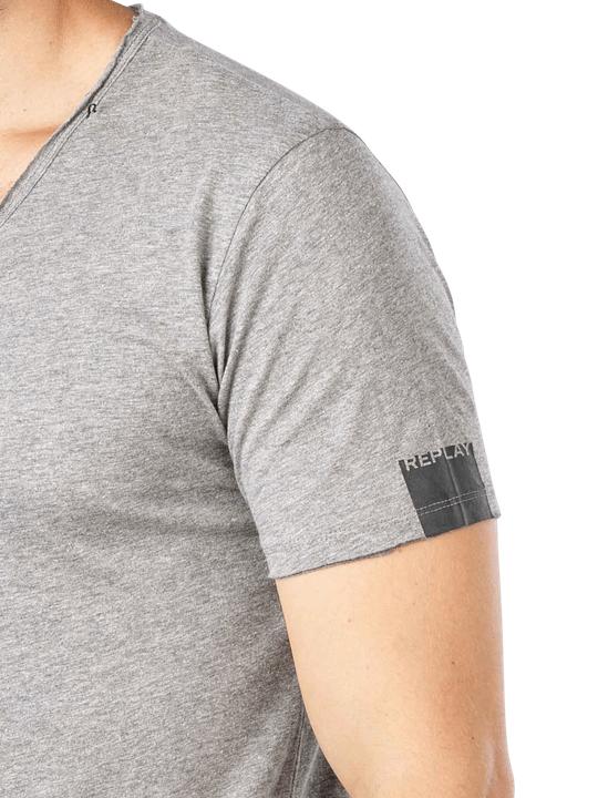 Actual product image Replay Viscose T-Shirt blue (M)