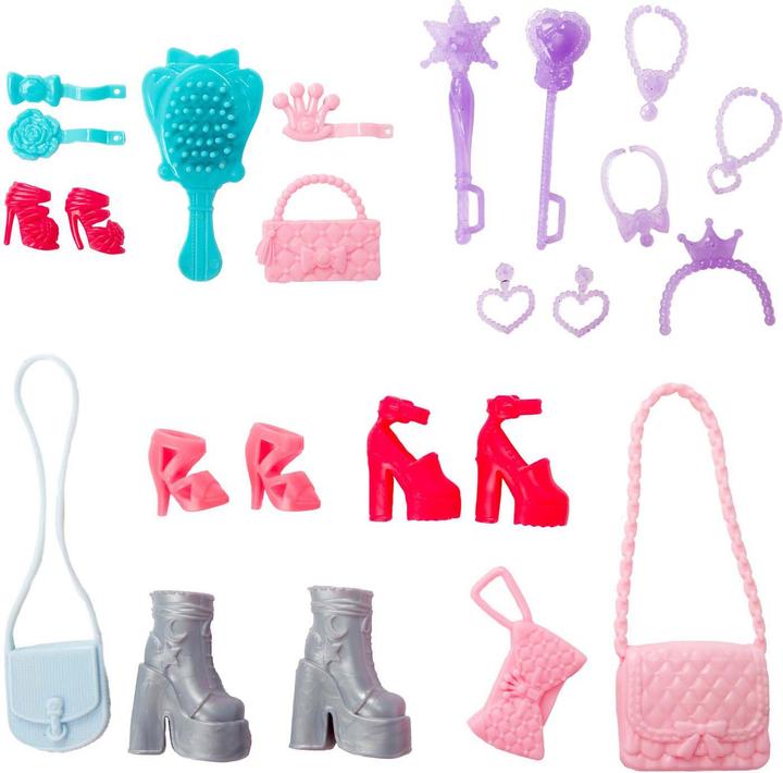 Actual product image Toi-Toys Lauren doll party with clothing set (3 sets)