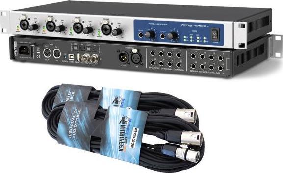 RME Audio RME Fireface 802 FS Audio Interface mit XLR Kabel (USB)