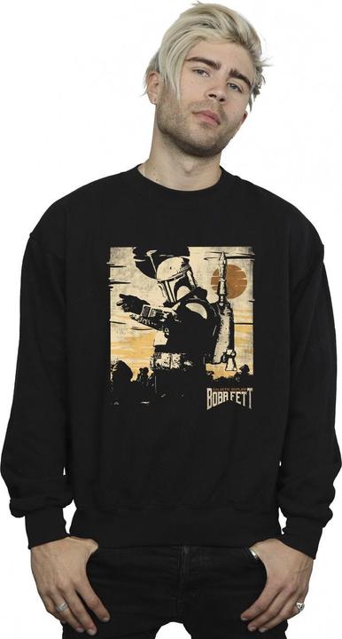 Actual product image Star Wars Mens The Book Of Boba Fett Points Sweatshirt (4XL)