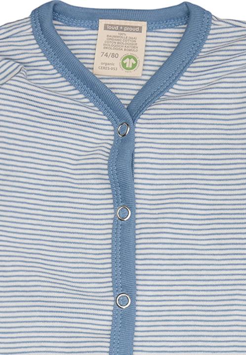 Actual product image loud + proud Pyjama jumpsuit striped (80)
