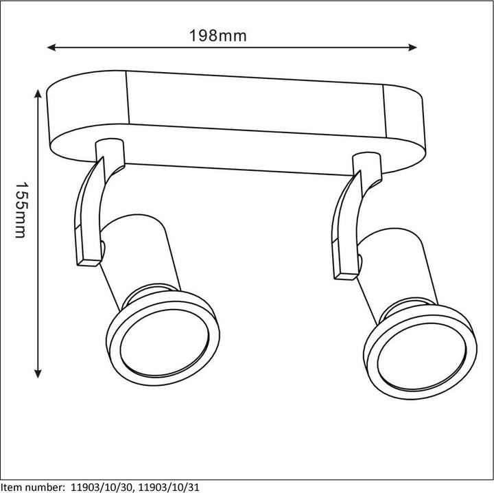 Produktbild Lucide Jaster (700 lm, GU10)