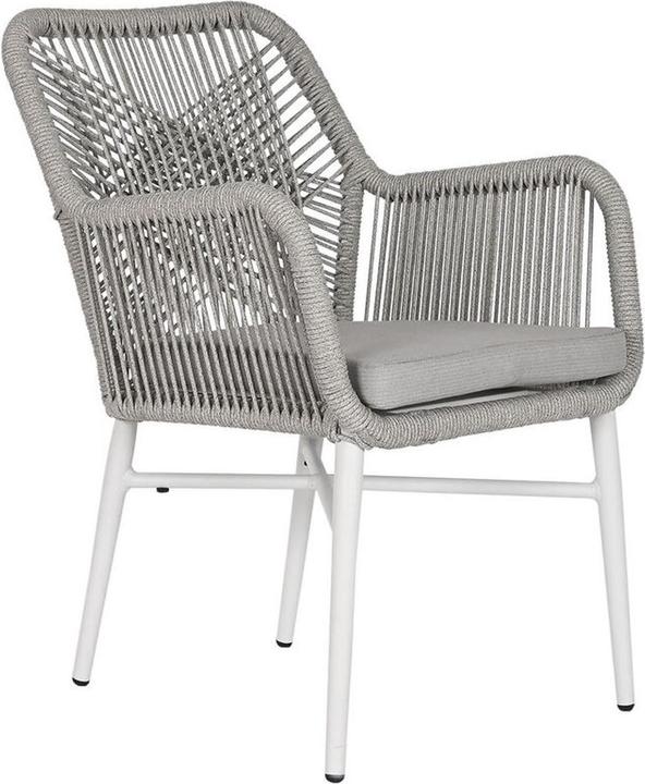 Esprit Garden sofa Home White Grey Aluminium synthetic rattan 57 x 63 x 84 cm