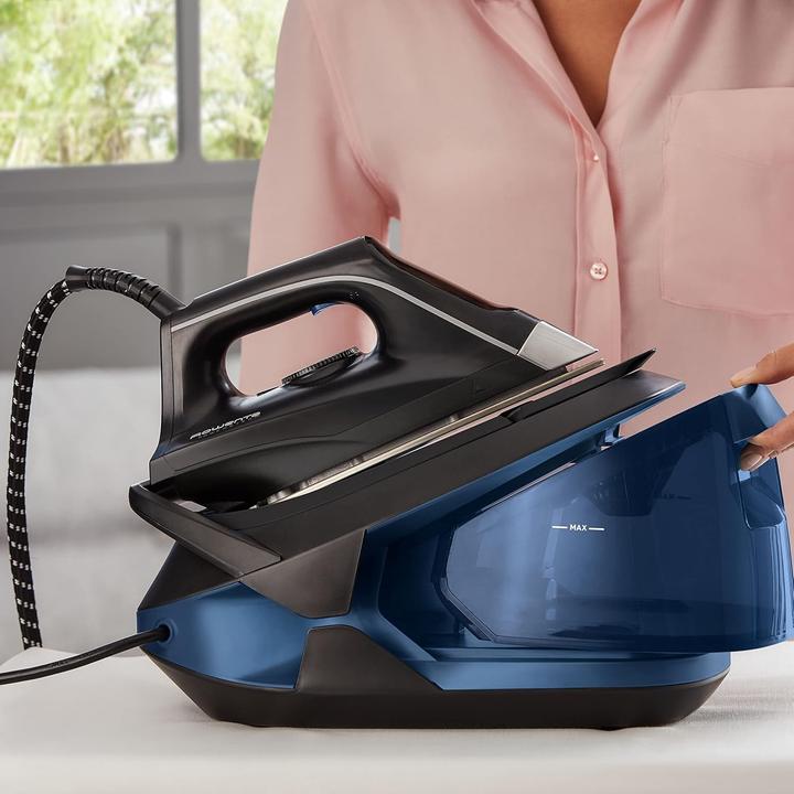 Produktbild Rowenta Hochdruck-Dampfbügelstation mit 6,2 bar, 340 g/min Dampfstoss und MicroSteam-Sohle für alle Stoffe (2400 W, 340 g/min)