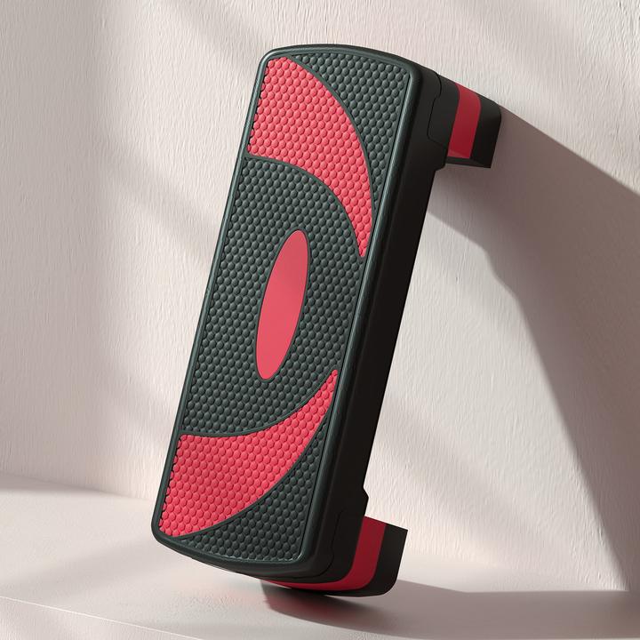 Actual product image Homcom Steppbrett Kunststoff Schwarz+Rot