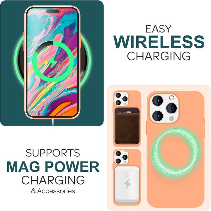 Actual product image Nalia Liquid Silicone MagSafe Cover (Apple iPhone 15 Pro Max)