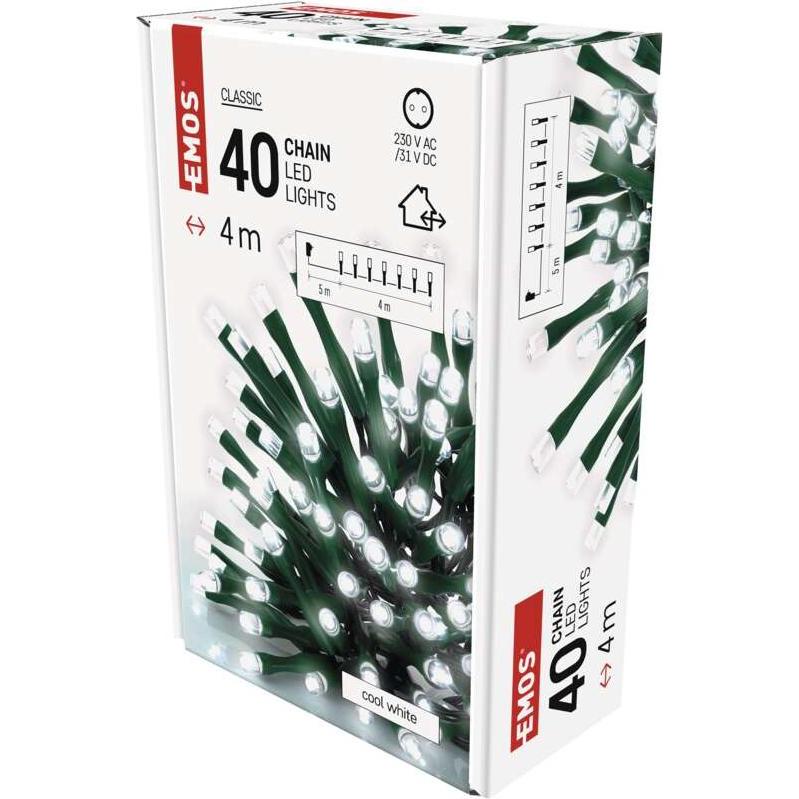 Thumbnail - Emos, Lichterkette, Weihnachtsbeleuchtung für den Weihnachtsbaum (4 m)