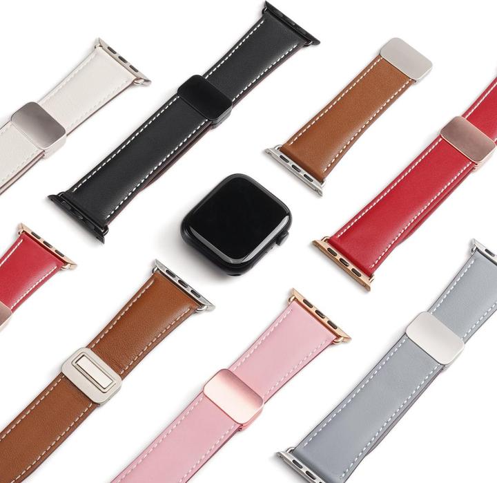 Produktbild Dux Ducis YA Armband (42 mm, 44 mm, 45 mm, 49 mm, Echtleder, Apple Watch Series 3, Apple Watch Series 4, Apple Watch Series 5, Apple Watch Series 6, Apple Watch Series 7, Apple Watch Series 8, Apple Watch Series 9, Apple Watch SE, Apple Watch Ultra, Apple Watch Ultra 2, Apple Watch Series 1, Apple Watch Series 2)