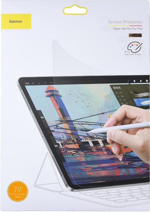 Produktbild Baseus iPad mini 4 / 5 Schutzfolie Paper Feel (1 Stück, IPad Mini 4)