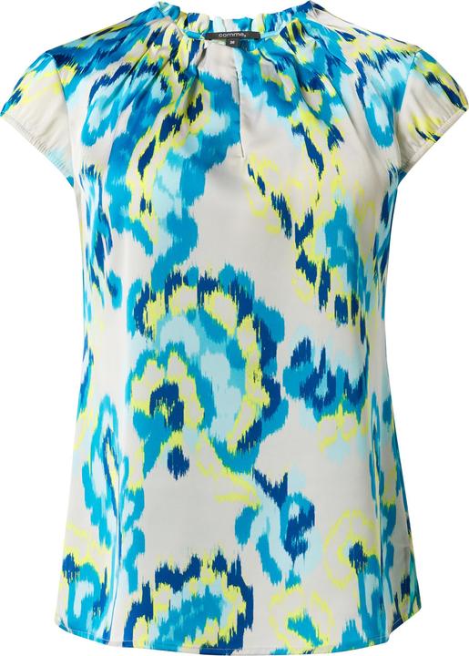 Immagine prodotto Comma Bluse Bedruckte Satinbluse mit Faltendetail (38)