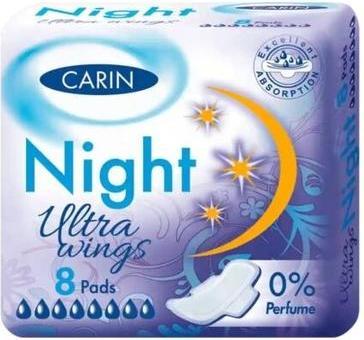 Immagine prodotto GoForm Carin Ultra Wings assorbenti notturni 8 pezzi (8 x)