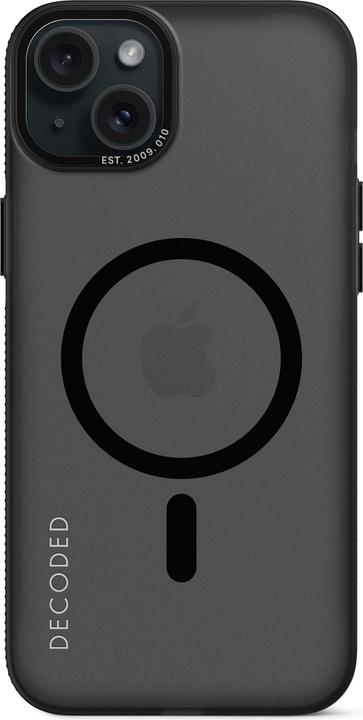 Actual product image Decoded Recycled Plastic Backcover iPhone 15 Plus Black (Apple iPhone 15 Plus)