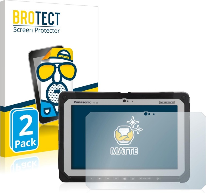 Productafbeelding BROTECT Antireflecterende schermbeschermer mat (2 Stuk, Toughbook CF-20)