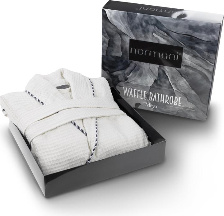 Actual product image Normani Men's bathrobe waffle pique Moyo - 9129 (3XL)