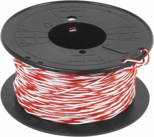 Produktbild Générique TELEPHONE CBL 5/10 WHITE RED - 100 METERS