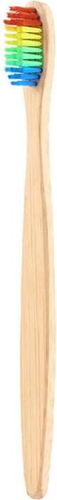 Actual product image JTI Bamboo toothbrush - rainbow (Medium, 1 x)
