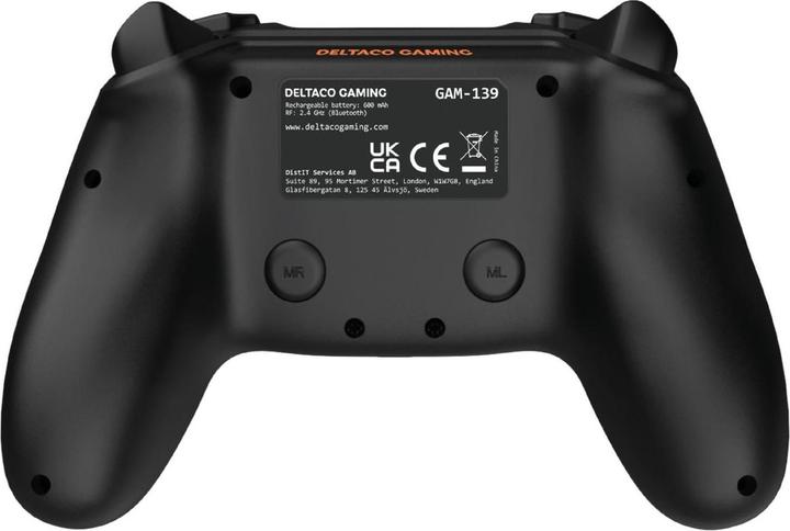 Immagine prodotto Deltaco Gaming Wireless PS4 & PC Controller (Android, PC, PS4)