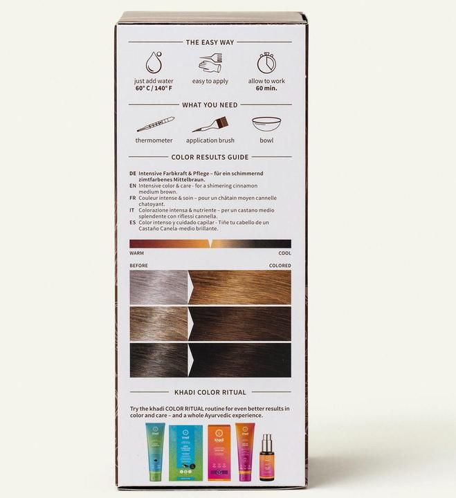 Image du produit Khadi Couleur de cheveux végétaux (Marron)