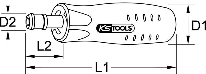 Produktbild KS Tools 1/4" Festeingestellter Drehmomentschraubendreher, ESD-Ausführung, 100 - 180 cNm (1/4", 100 Nm, 180 Nm)