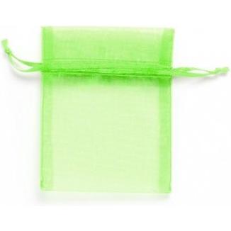 Glorex, Geschenkverpackung, Organzasäckchen 8x10 cm 6St hellgrün (Geschenkbox, 6 x)