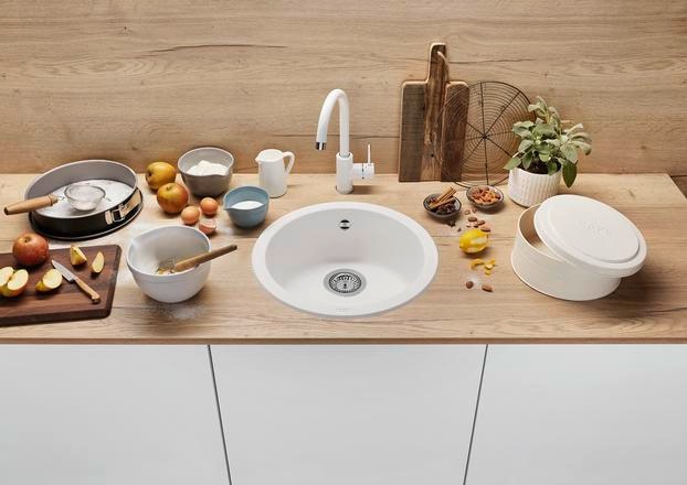 Actual product image Blanco Rondo Silgranit (Top-mounted sink, 45 cm, 45 cm)