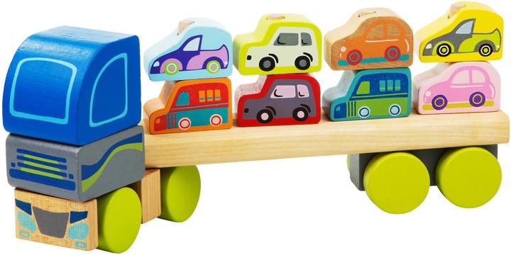 Cubika Wooden car transporter