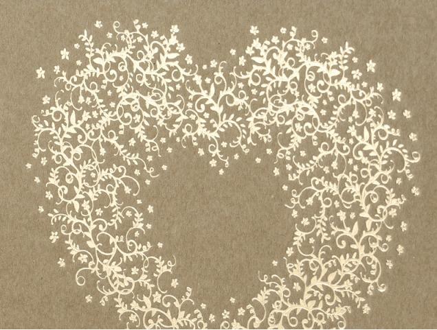 Actual product image Partydeco Guestbook heart (20.5 x 20.5 cm)