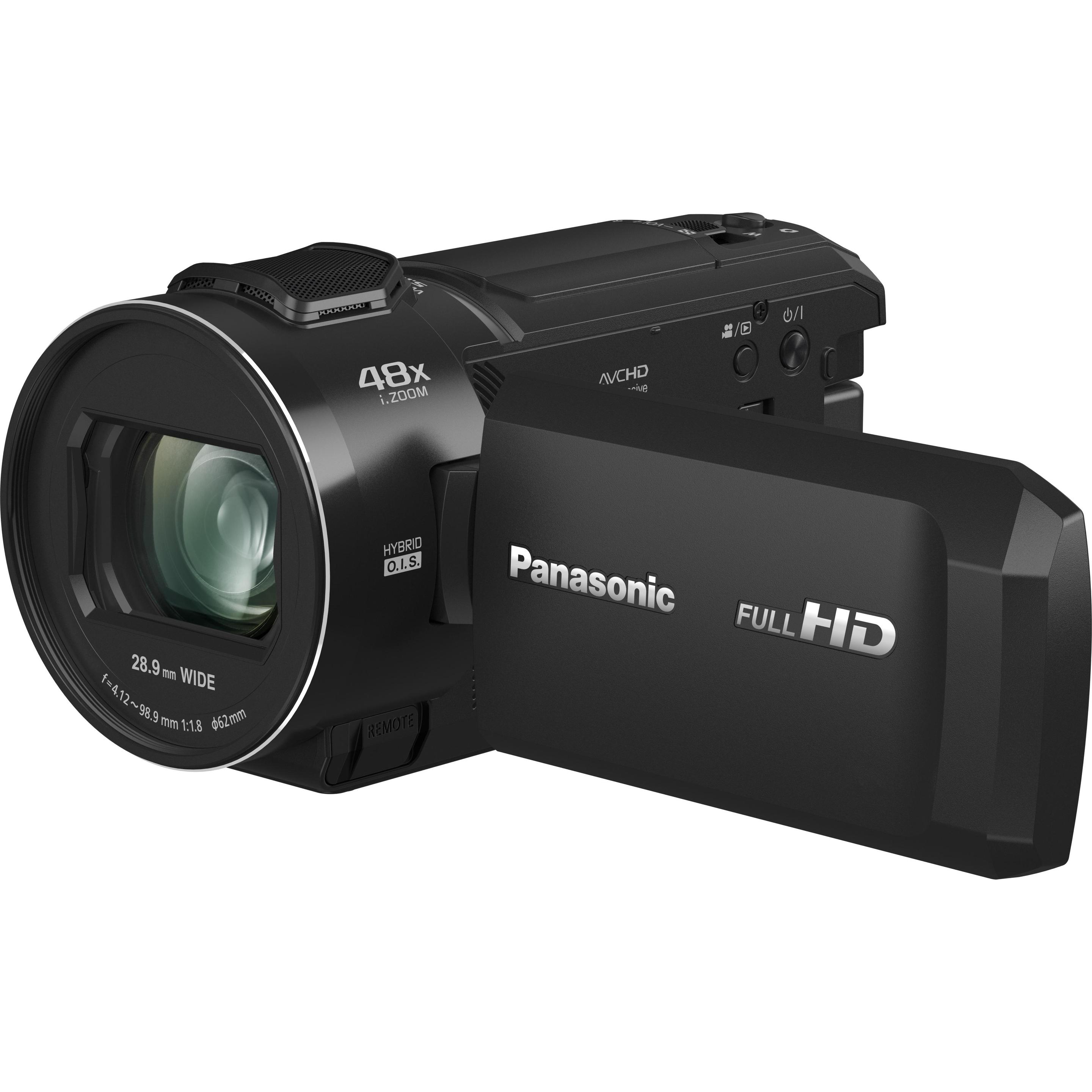 Panasonic HC-V900E-K (8.57 Mpx, 50p, 24 x), Videokamera, Schwarz