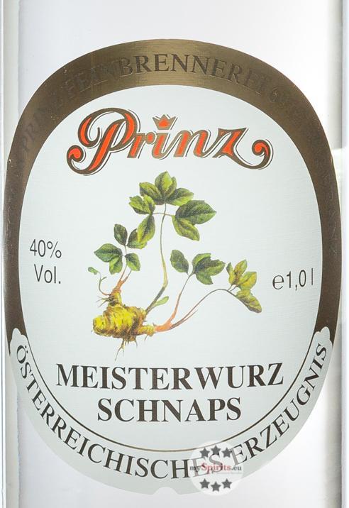 Actual product image Prinz Masterwort schnapps