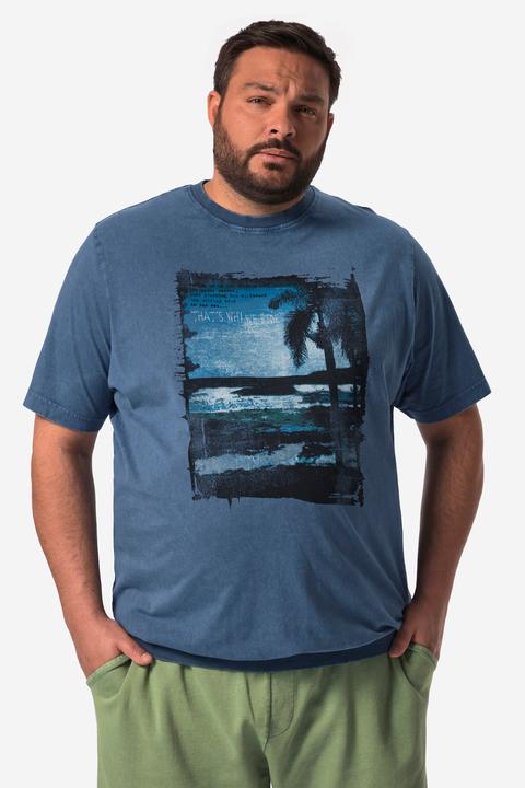 Image du produit Men+ T-Shirt, Halbarm, Bauchfit, Frontdruck, Vintage Look, bis 84/86 (42, 44)