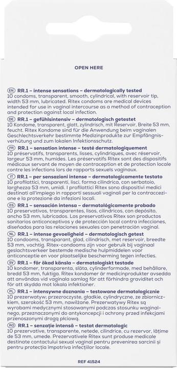 Produktbild Ritex Preservativos Rr1 10 Uds (10 Stk.)