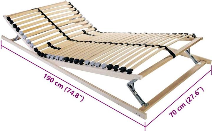 Produktbild vidaXL Lattenbett