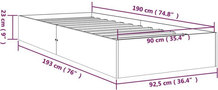 Immagine prodotto VidaXL Kelvin (90 x 190 cm)