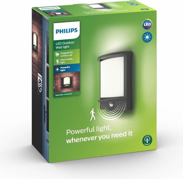 Productafbeelding Philips Samondra IR LED Wandlamp (1200 lm, IP44)