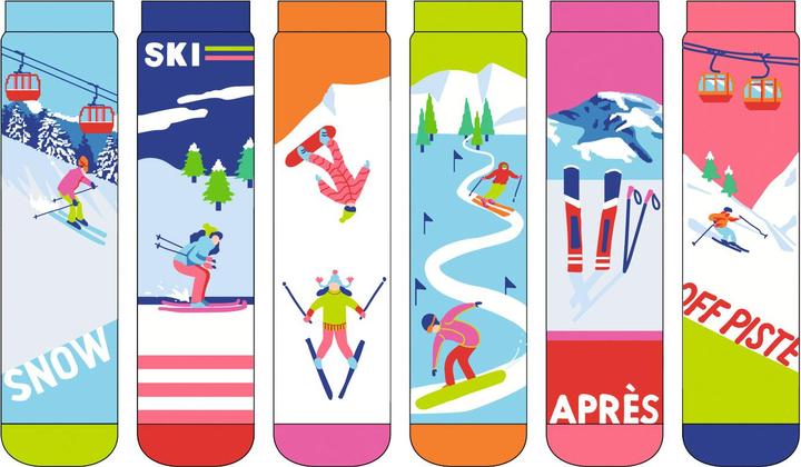 Actual product image United Oddsocks On the piste 37-42 (37 - 42)