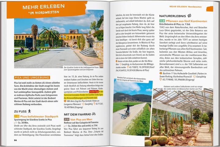 Image du produit OUTDOOR GUIDE Reiseführer Toskana (Allemand, Chapeau Maximilian Flesch, 2025)