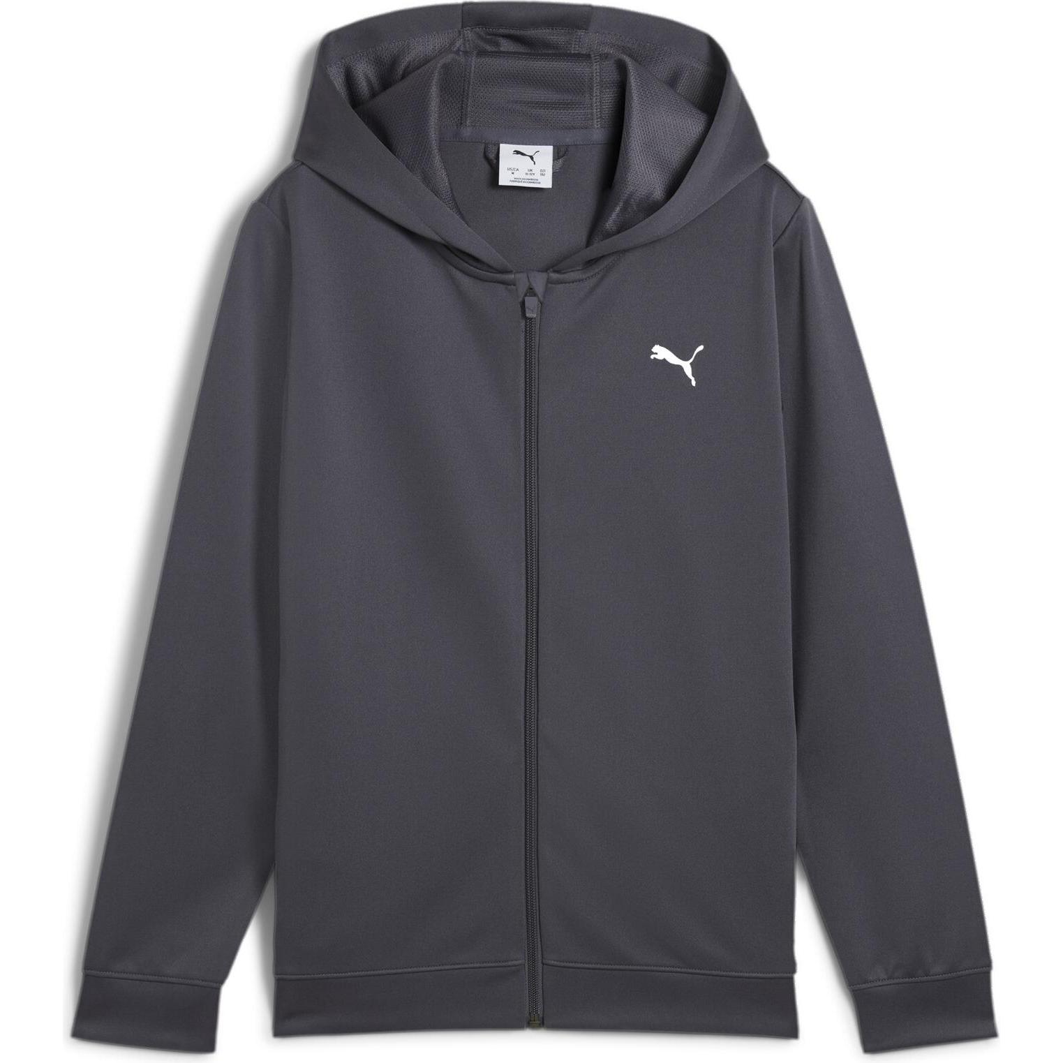 Puma, Jungen, Laufjacke, TAD ESS Full Zip Jacket B (128), Grau, 128