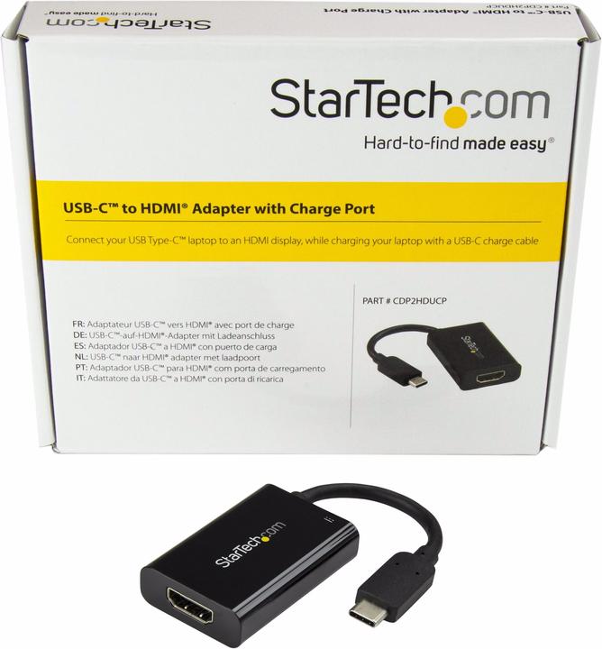 Produktbild StarTech USB Typ-C zu (HDMI, USB Typ-C, 5 cm)
