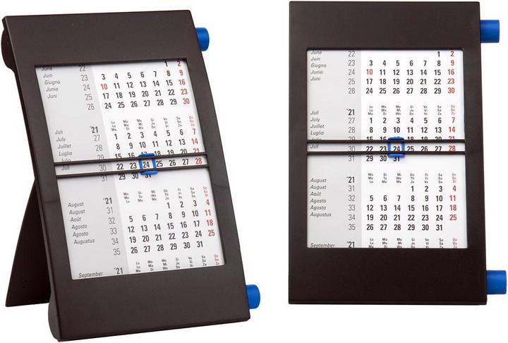 Image du produit Simplex Calendrier de bureau de 3 mois (De part et d'autre, Non contraignant, Rhaeto-Romanique, Allemand, Français, Italien)